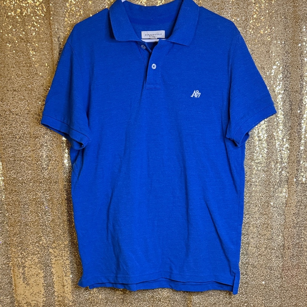 Aeropostale Royal Blue Polo Shirt